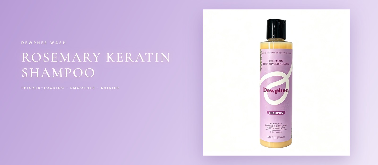 Dewphee Wash rosemary keratin shampoo