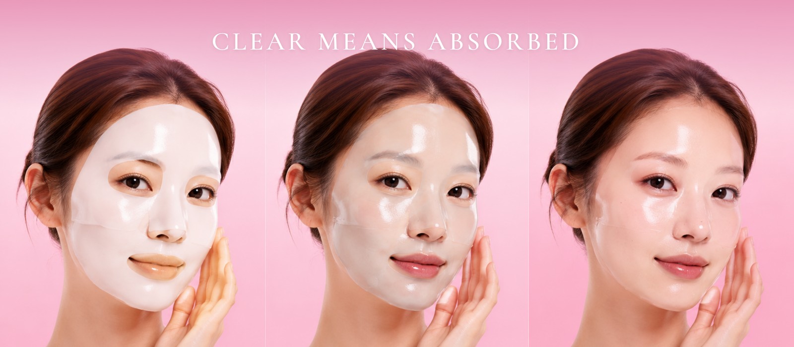 Mask turns transparent as it absorbs